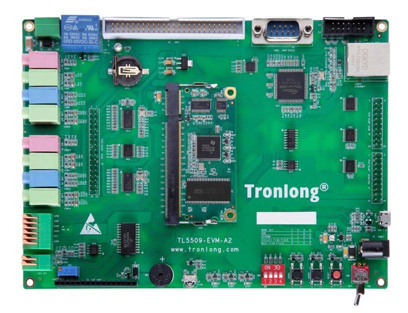TL5509-EVM开发板正面图